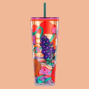 NEW Starbucks x Rex Hamilton w straw
